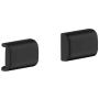 Axor Universal SoftSquare Back Cover for Universal Rails, Includes 2 - Engineered in Germany, Limited Lifetime Warranty Matte Black