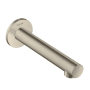 Axor Uno 6-7/8" Tub Spout - Engineered in Germany, Limited Lifetime Warranty Brushed Nickel