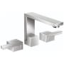 Axor Edge 1.2 GPM Widespread Bathroom Faucet 130 Less Drain Assembly - Engineered in Germany, Limited Lifetime Warranty Chrome