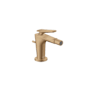 Axor Citterio C 1.5 GPM Single Hole Bidet Faucet with 1 Lever Handle and a Pop-Up Drain Assembly Brushed Bronze