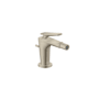Axor Citterio C 1.5 GPM Single Hole Bidet Faucet with 1 Lever Handle and a Pop-Up Drain Assembly Brushed Nickel