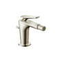 Axor Citterio C 1.5 GPM Single Hole Bidet Faucet with 1 Lever Handle and a Pop-Up Drain Assembly Polished Nickel