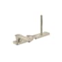 Axor Citterio C Deck Mounted Roman Tub Filler with Built-In Diverter, Hand Shower and Cubic Cut Handle - Less Rough In Brushed Nickel