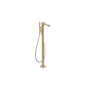 Axor Citterio C Floor Mounted Tub Filler with Built-In Diverter and Hand Shower - Less Rough In Brushed Bronze