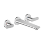 Axor Citterio C 2 Handle Wall Mounted Tub Filler - Less Rough In Chrome