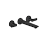 Axor Citterio C 2 Handle Wall Mounted Tub Filler - Less Rough In Matte Black