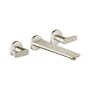 Axor Citterio C 2 Handle Wall Mounted Tub Filler - Less Rough In Polished Nickel