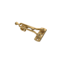 Baldwin Solid Brass Security Door Guard Vintage Brass