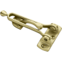Baldwin Solid Brass Security Door Guard Satin Brass and Brown