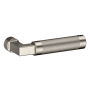 Baldwin L030 Gramercy Knurled Pair of Door Levers without Rosettes from the Estate Collection Lifetime Satin Nickel