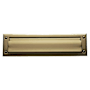 Baldwin Magazine Sized Spring Tension Brass Letter Box Plate Vintage Brass