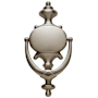 Baldwin Imperial Style Solid Brass Door Knocker Lifetime Satin Nickel
