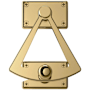 Baldwin Dutch Door Quadrant Bolt Lifetime Polished Brass