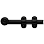 Baldwin 6 Inch Ornamental Heavy Duty Surface Bolt Satin Black