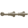 Baldwin 8 Inch Ornamental Heavy Duty Surface Bolt Satin Nickel