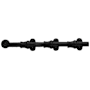 Baldwin 12 Inch Ornamental Heavy Duty Surface Bolt Satin Black