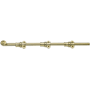 Baldwin 18 Inch Ornamental Heavy Duty Surface Bolt Lifetime Polished Brass
