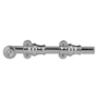 Baldwin 18 Inch Ornamental Heavy Duty Surface Bolt Satin Nickel