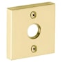 Baldwin Square Emergency Release Trim and Key Lifetime PVD Satin Brass