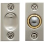 Baldwin Solid Brass Adjustable Ball Catch with 1 Inch x 2-1/8 Inch Strike Lifetime Satin Nickel