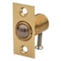 Baldwin Solid Brass Adjustable Ball Catch with 1-1/3 Inch x 2-1/8 Inch Strike Vintage Brass