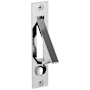 Baldwin 3/4 Inch x 3-7/8 Inch Solid Brass Edge Pull Polished Chrome