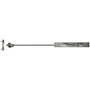 Baldwin Solid Brass Flush Bolt with 24 Inch Rod for Wood/Metal Doors Lifetime Graphite Nickel