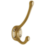 Baldwin Estate Double Robe Hook Vintage Brass