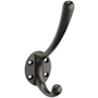 Baldwin Estate Double Robe Hook Lifetime Graphite Nickel