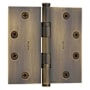 Baldwin 4-1/2" Wide Ball Bearing Square Corner Mortise Door Hinge from the Estate Collection - Single Hinge Venetian Bronze