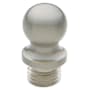 Baldwin Solid Brass Ball Tip Finial for Radius Corner Hinges (Quantity 2) Lifetime Satin Nickel