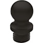 Baldwin Solid Brass Ball Tip Finial for Radius Corner Hinges (Quantity 2) Oil Rubbed Bronze