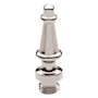Baldwin Solid Brass Steeple Tip Finial for Radius Corner Hinges (Quantity 2) Lifetime Polished Nickel