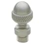 Baldwin Solid Brass Acorn Tip Finial for Square Corner Hinges (Quantity 2) Lifetime Satin Nickel