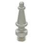 Baldwin Steeple Tip Finial for Estate Square Corner Hinges (Quantity 2) Lifetime Satin Nickel