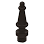 Baldwin Steeple Tip Finial for Estate Square Corner Hinges (Quantity 2) Venetian Bronze