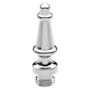 Baldwin Steeple Tip Finial for Estate Square Corner Hinges (Quantity 2) Polished Chrome