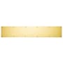 Baldwin Commercial Grade 8 Inch x 34 Inch Solid Brass Kick Plate Lifetime Polished Brass