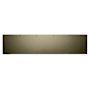 Baldwin Commercial Grade 8 Inch x 34 Inch Solid Brass Kick Plate Satin Brass and Black