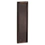 Baldwin 3-1/2 Inch x 20 Inch Solid Brass Nashville Style Push Plate Oil Rubbed Bronze