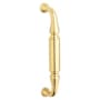 Baldwin 8 Inch Center to Center Richmond Style Door Pull Lifetime Polished Brass