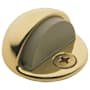 Baldwin 1-3/8 Inch Half Dome Brass Door Bumper Polished Brass