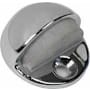 Baldwin 1-3/8 Inch Half Dome Brass Door Bumper Polished Chrome