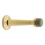 Baldwin 3 Inch Baseboard Mounted Rigid Door Stop Lifetime Polished Brass