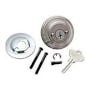 Baldwin Single Cylinder to Double Cylinder Conversion Kit for Prestige Handlesets Lifetime Satin Nickel