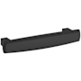 Baldwin Severin Fayerman 4 Inch Center to Center Bar Cabinet Pull from the Estate Collection Satin Black