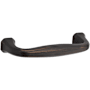 Baldwin Severin Fayerman 4 Inch Center to Center Handle Cabinet Pull from the Estate Collection Venetian Bronze