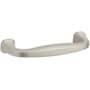 Baldwin Severin Fayerman 4 Inch Center to Center Handle Cabinet Pull from the Estate Collection Satin Nickel