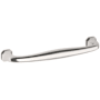 Baldwin Severin Fayerman 6 Inch Center to Center Handle Cabinet Pull from the Estate Collection Lifetime Polished Nickel