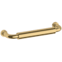 Baldwin Hollywood Hills 4 Inch Center to Center Handle Cabinet Pull from the Estate Collection Non-Lacquered Brass